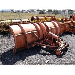 1984 HENKE SNOW PLOW, REVERSIBLE, 10 FT S/N: 1028, NOTES: WORN FRAME (print sequence:) FA8274N-00