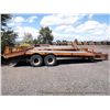 Image 4 : 1983 J & B 15 TON FLATBED UTILITY TRAILER VIN: JB14BB202260 TITLE # FA4231-00