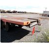 Image 6 : J & B 10 - 15 TON FLATBED UTILITY TRAILER VIN: JB63BB202224, NOTES: WORN FRAME TITLE # FA3465-00