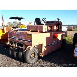 1990 FERGUSON SP-1112 PNEUMATIC ROLLER 8 - 12 TON ROLLER, S/N: 788, 2,157 HOURS, NOTES: TRANSMISSION