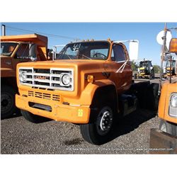 1987 GMC C7D042 FLATBED TRUCK ~ 122,044 MILES VIN: 1GDP7D1E0HV539711, FLATBED TRUCK, 7.0L, V8 TITLE 