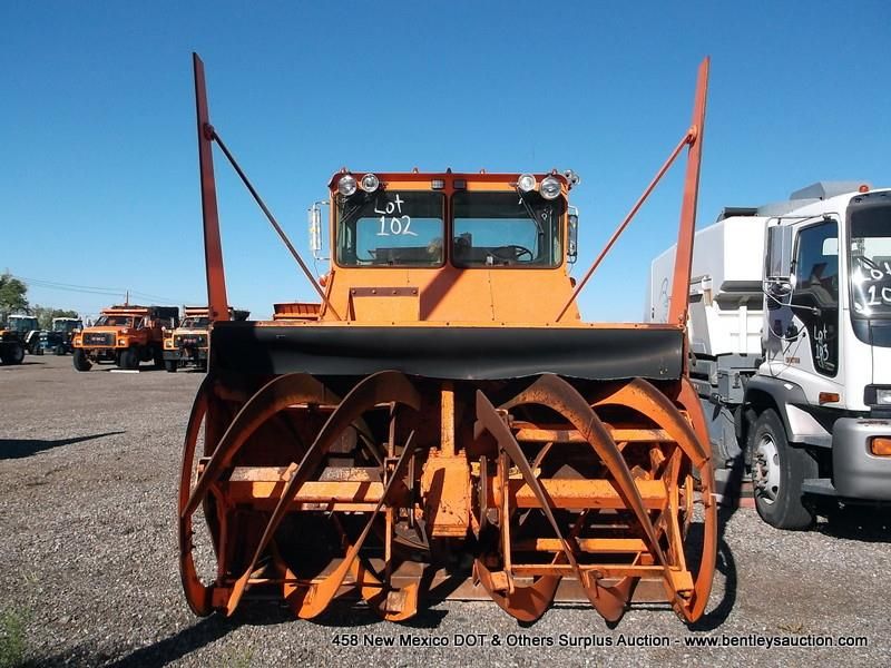 1985 IDAHO NORLAND SEHPD SNOW PLOW / BLOWER TRUCK MOUNTED ROAD SNOW BLOWER, S/N 011210, SPEC S26