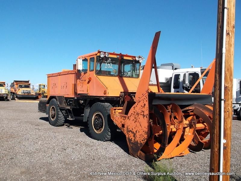1985 IDAHO NORLAND SEHPD SNOW PLOW / BLOWER TRUCK MOUNTED ROAD SNOW BLOWER, S/N 011210, SPEC S26
