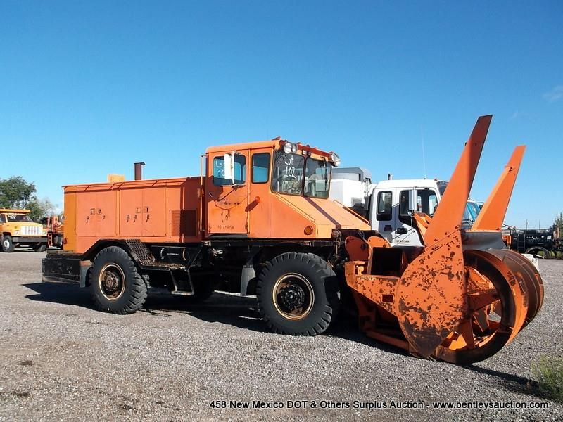 1985 IDAHO NORLAND SEHPD SNOW PLOW / BLOWER TRUCK MOUNTED ROAD SNOW BLOWER, S/N 011210, SPEC S26