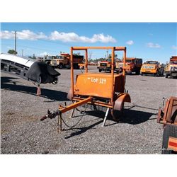 1990 ARO-LITE TRAILER, TRAFFICE ALERT DEVICE S/N: 8731, 3,324 HOURS, NOTES: NEEDS MAJOR BRAKE REPAIR