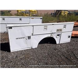 2005 STAHL UTILITY DUMP BED TOOL BOX SIDE PANEL S/N: 405-000141 (print sequence:) FA30101-00