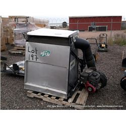 PECO RIDING LAWN MOWER, GAS POWERED, VACUUM SYSTEM (print sequence:) FY15-013