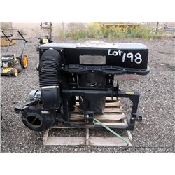 JOHN DEERE RIDING LAWN MOWER, GAS POWERED, VACUUM SYSTEM (print sequence:) FY15-013