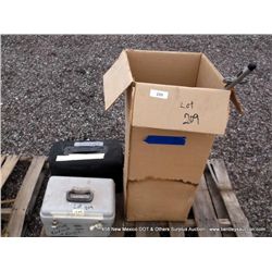 PALLET: MODPART MBP4266 COMPUTER, PETUR PRESSURE READOUT 209, BOX OF CABLES, FY14-115 (print sequenc