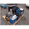 Image 2 : PALLET: MIXED TOOLS, TV, BAGS, ICE CHEST, SUB-WOOFERS, CSFD