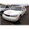 Image 1 : 2000 INFINITI I30 SEDAN, SALVAGE ~ 156,825 MILES SEDAN, FWD, V6, 3.0L, WHITE, SALVAGE TITLE, CSFD TI