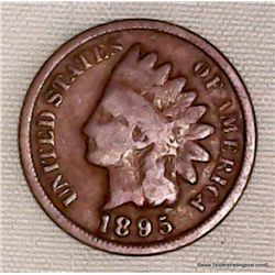 1895 1 Cent  Indian Head Cent 