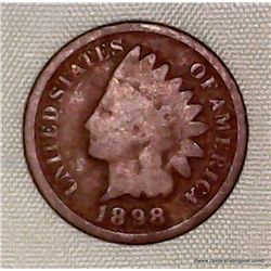 1898 1 Cent  Indian Head Cent 