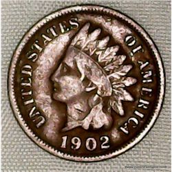 1902 1 Cent  Indian Head Cent 