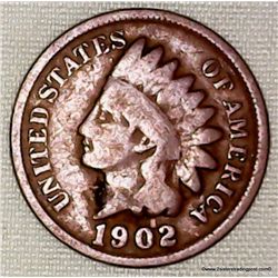 1902 1 Cent  Indian Head Cent 