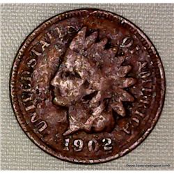 1902 1 Cent  Indian Head Cent 