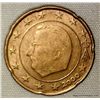 Image 1 : 2000 20 Euro Cent - Albert II 1st Map, 1st Type, 1st Portrait