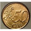 Image 3 : 1999 50 Euro Cent - Albert II 1st Map, 1st Type, 1st Portrait