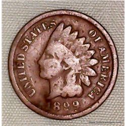 1899 1 Cent  Indian Head Cent 