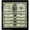 Image 1 : A Sextet of First National Bank of Birmingham, AL Small Size Nationals$5 1929 Ty. 1 Ch. # 3185 VF$5.