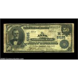 Anna, IL - $50 1902 Plain Back Fr. 683 The Anna NB Ch. # (M)5525An excessively rare bank in large si