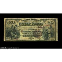 Batavia, IL - $20 1882 Brown Back Fr. 499 The First NB Ch. # 4646A better early note from this Kane.