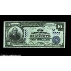 Centralia, IL - $10 1902 Date Back Fr. 616 The Old NB Ch. # (M)3303A lovely note that is as nice as.