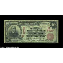 Chicago, IL - $10 1902 Red Seal Fr. 613 The Hamilton NB Ch. # (M)6723Red Seals and Date Backs only f