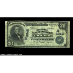 Chicago, IL - $20 1902 Plain Back Fr. 652 The NB of Commerce Ch. # (M)8842Second title used by this.