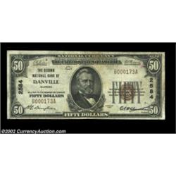 Danville, IL - $50 1929 Ty. 1 Second NB Ch. # 2584This CGA graded and encapsulated note looks about.