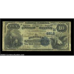 Danville, IL - $10 1882 Value Back Fr. 577 The Danville NB Ch. # (M)5812Second Charters only from th