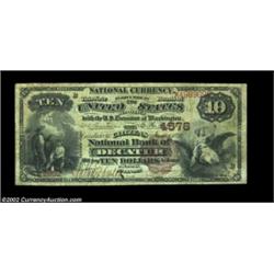 Decatur, IL - $10 1882 Brown Back Fr. 484 The Citizens NB Ch. # 4576The earliest note we've had from