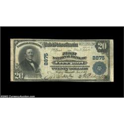 Freeport, IL - $20 1902 Plain Back Fr. 650 The First NB Ch. # 2875A decent large size example from t