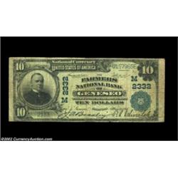 Geneseo, IL - $10 1902 Plain Back Fr. 632 The Farmers NB Ch. # (M)2332Evenly circulated Very Good-Fi