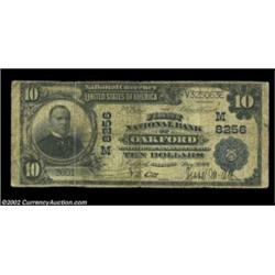 Oakford, IL - $10 1902 Plain Back Fr. 625 The First NB Ch. # (M)8256Well circulated Very Good, with.