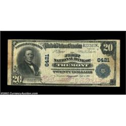 Tremont, IL - $20 1902 Plain Back Fr. 650 The First NB Ch. # 6421An attractive example of this very.