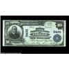 Image 3 : Fowler, IN - $10, $20 1902 Plain Back Fr. 633, Fr. 659 The First NB Ch. # 5430A lovely cut sheet of.