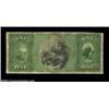 Image 2 : Emporia, KS - $1 1875 Fr. 383 First National Bank of Emporia Ch. # 1915The scarce blue end paper var