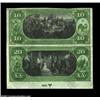 Image 2 : Holyoke, MA - $10-$20 1875 Fr. 423a/439 The City NB Ch. # 2430 Uncut PairThis uncut pair, consisting