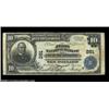 Image 1 : New Bedford, MA- $10 1902 Plain Back Fr. 624 The First NB Ch. # 261 Fine+Springfield, MA- $5 1902 Pl