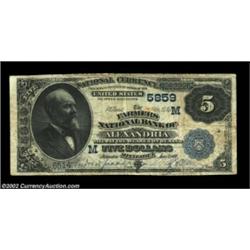 Alexandria, MN - $5 1882 Date Back Fr. 537 The Farmers NB Ch. # (M)5859A nice circulated example of.