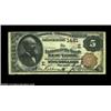 Image 1 : New York, NY - $5 1882 Brown Back Fr. 469 The National City Bank Ch. # (E)1461A perfect $5 Brown Bac