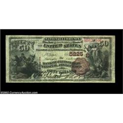 Pittsburgh, PA - $50 1882 Brown Back Fr. 518 The Bank of Pittsburgh NA Ch. # (E)5225Only 236 $50 Bro