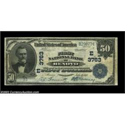 Renovo, PA - $50 1902 Date Back Fr. 669 The First NB Ch. # (E)3763A newly discovered piece which is.