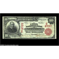 Scranton, PA - $10 1902 Red Seal Fr. 615 The Union NB Ch. # (E)8737An attractive Red Seal with excel