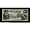 Image 1 : Woonsocket, RI - $10 1882 Brown Back Fr. 482 National Globe Bank Ch. # 1423An exceptionally attracti