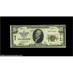 Abilene, TX - $10 1929 Ty. 1 The Farmers & Merchants NB Ch. # 4166Crisp Uncirculated, the paper just