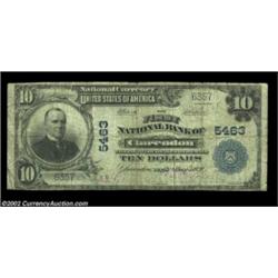 Clarendon, TX - $10 1902 Plain Back Fr. 633 The First NB Ch. # 5463A very scarce bank which was the.