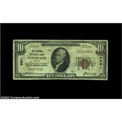 Colorado, TX - $10 1929 Ty. 1 The Colorado NB Ch. # 2801Just as rare as the large note offered above