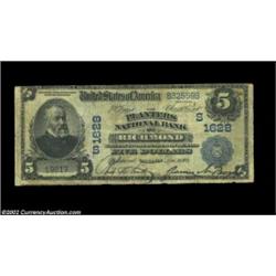 Richmond, VA - $5 1902 Date Back Fr. 591 The Planters NB Ch. # (S)1628Large notes only from this ban